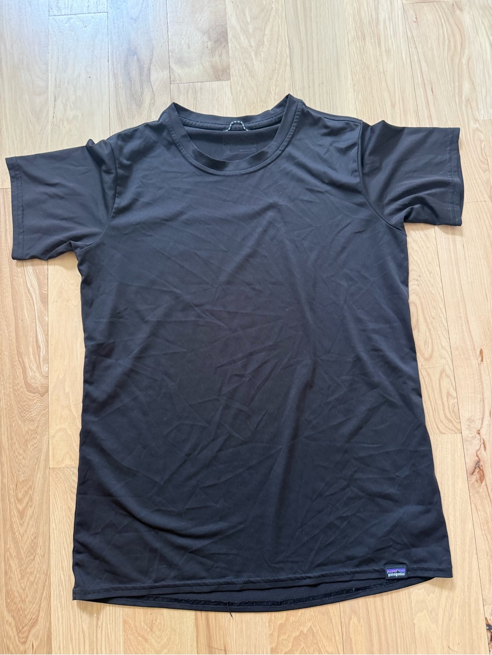 Patagonia Women's Capilene Cool Daily Tee T-Shirt Short Sleeve Black Size XS